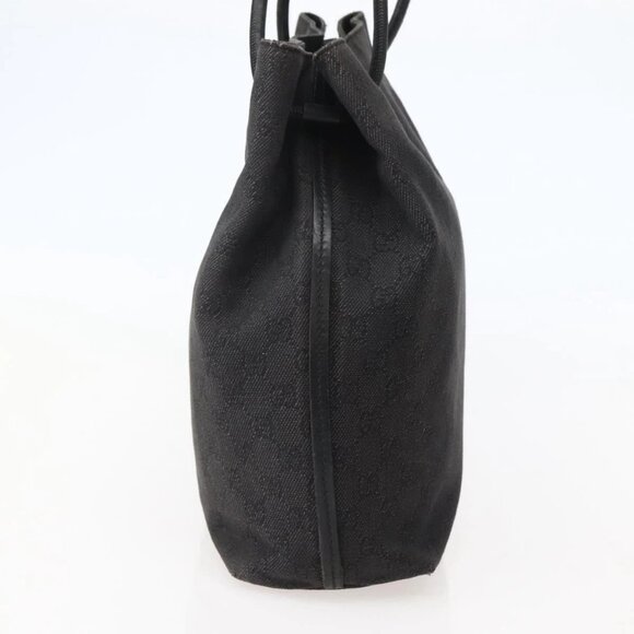 GUCCI GG Canvas Tote Bag Black 101341 Auth ep10945 - Picture 6 of 16
